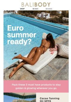 Euro summer is here ☀️