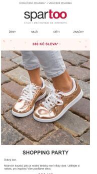 Sleva 380 Kč na Váš čeká v tomto emailu.