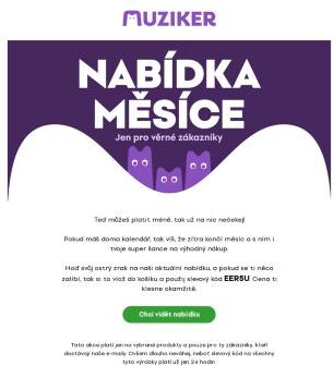 Tato akce trvá jen do zítra
