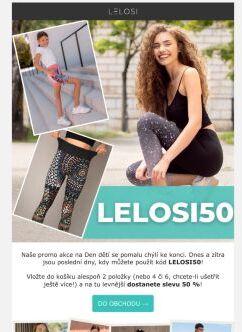Oblečte se do letních šatů s LELOSI50
 ☀️