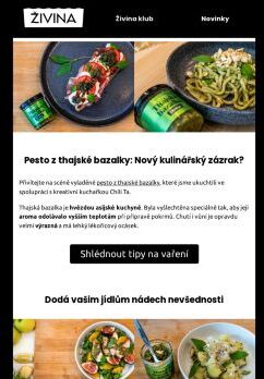 V hlavní roli pesto z thajské bazalky