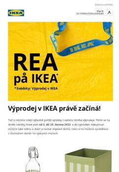 REA på IKEA – výprodej je tu!