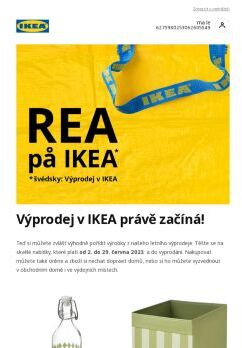 REA på IKEA – výprodej je tu!