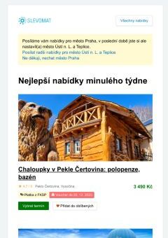 Nejlepší nabídky minulého týdne ★ Chaloupky v Pekle Čertovina: polopenze, bazén a sleva na vstup do Pohádkové vesničky