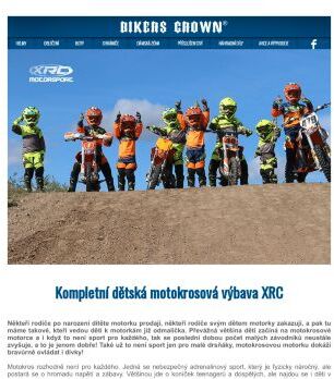 Kompletní dětská motokrosová výbava XRC