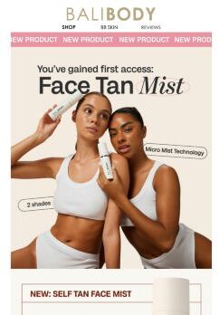 EARLY ACCESS: Face Tan Mist Launch 🔓