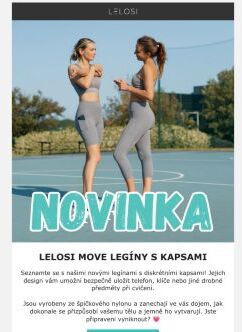 NOVINKA: Legíny s kapsami 🎉
