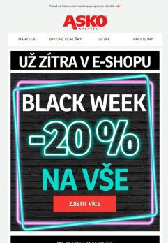 🥳 SLEVA 20 % na VŠE už zítra!