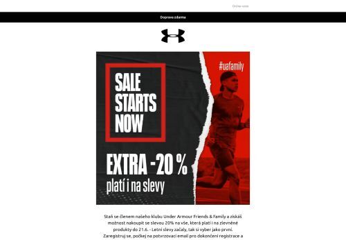 Slevy začaly + extra 20% na vše