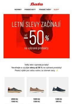 Mega slevy až - 50 % ❗⚡ | Velký letní výprodej začíná!