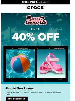 The Crocs Summer Sale has begun!