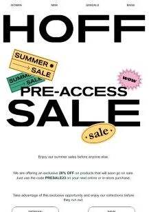 EARLY ACCESS TO SALE