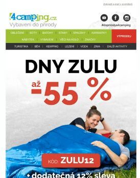 ➡ Dny Zulu - slevový kód na celou značku