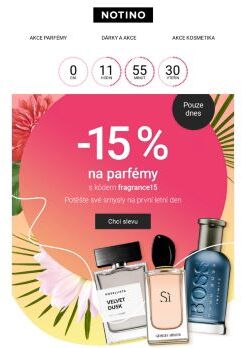 Voňavá sleva až 15 % na parfémy
