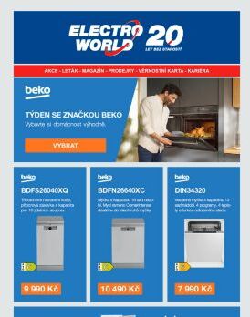 Týden se značkou Beko - vybírejte z výhodných nabídek.