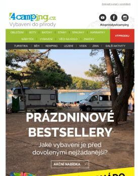 ➡ Prázdninové bestsellery - nejoblíbenější produkty v nabídce