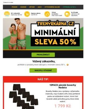 ❗ Minimální sleva 50 % ❗