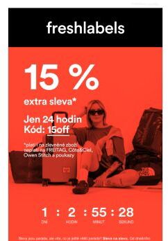 pssst.. do zítřejší půlnoci.. extra 15 %