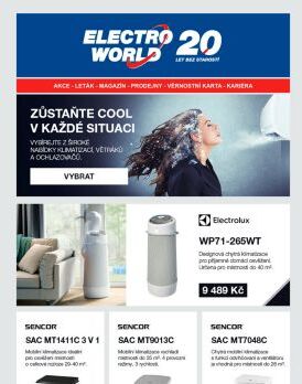 Zůstaňte COOL v každé situaci - vyberte si z široké nabídky klimatizací a větráků.