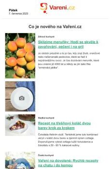 Tvarohová bublanina s ovocem, Třešňový kompot a další desítky nových receptů / OS