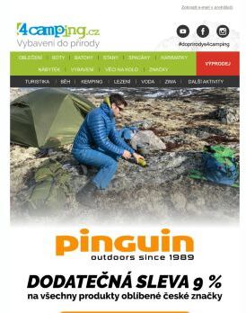 ➡ Dny Pinguin - sleva na všechny produkty oblíbené české značky