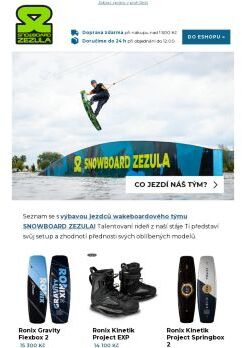 Naši wake riders představují výbavu