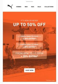 LAST CALL: Get An EXTRA 20% OFF* Before MIDNIGHT