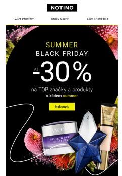 Až -30 % na TOP značky a produkty! SUMMER BLACK FRIDAY je tady! 🛍️💸