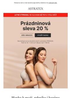 20% sleva platí i na plavky!