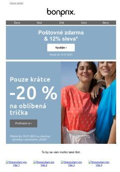 Dnes naposledy: -12 % + poštovné zdarma