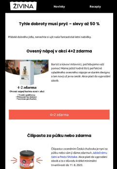 Tyhle dobroty musí pryč – slevy až 50 %