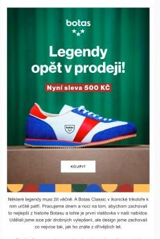 💛 Legendární Botas Classic v předprodeji