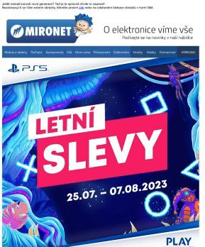 Letní slevy s PlayStation