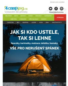 ➡ Jak si kdo ustele, tak si lehne