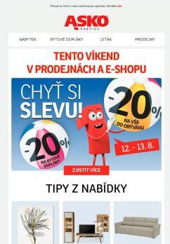 SLEVA -20 % na VŠE do OBÝVÁKU