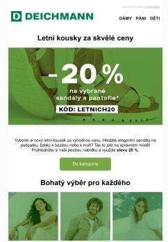 -20 % na vybrané letní produkty!💥