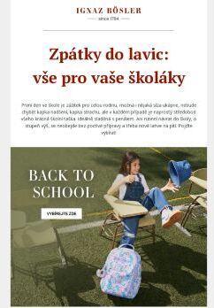 Zpátky do lavic: vše pro vaše školáky
