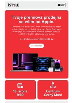 Otevíráme zbrusu novou Apple Premium Partner prodejnu