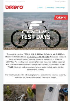 🚴🏻‍♂️ Focus Test Days s bikerem💣