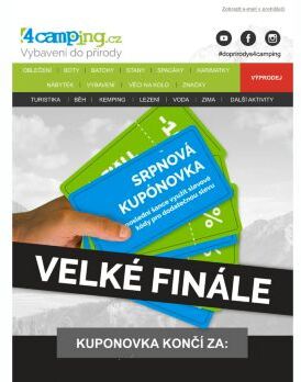 ➡ Velké finále je tu! Už jen hodiny vás dělí od konce akce.