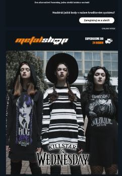 ⚫ KILLSTAR x WEDNESDAY kolekce skladem!