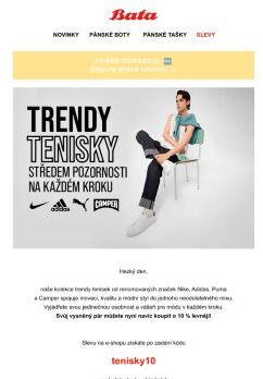 👟💥 Top kolekce trendy tenisek od světoznámých značek! Nyní navíc s 10% slevou!
