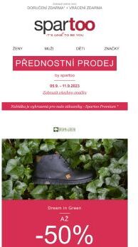 Už déle neváhejte! Až -50% na Dream in Green, Calvin Klein Jeans a HUGO s doručením zdarma