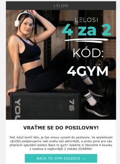 4 za 2 promo na vybrané kousky MOVE!