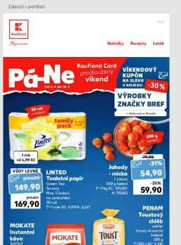Kaufland Card prodloužený víkend - platnost od 8. 9. do 10. 9. 2023