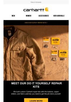 Extend the life of your favorite Carhartt gear