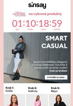 Vsaďte na eleganci v ležérním vydání 👔