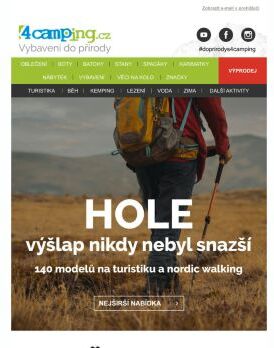 ➡ Turistické a nordic walking hole