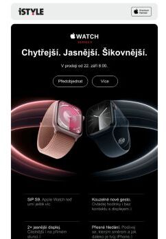 Nové Apple Watch Series 9 a Apple Watch Ultra 2