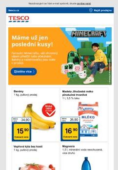 Minecraft, máme už jen poslední kusy!